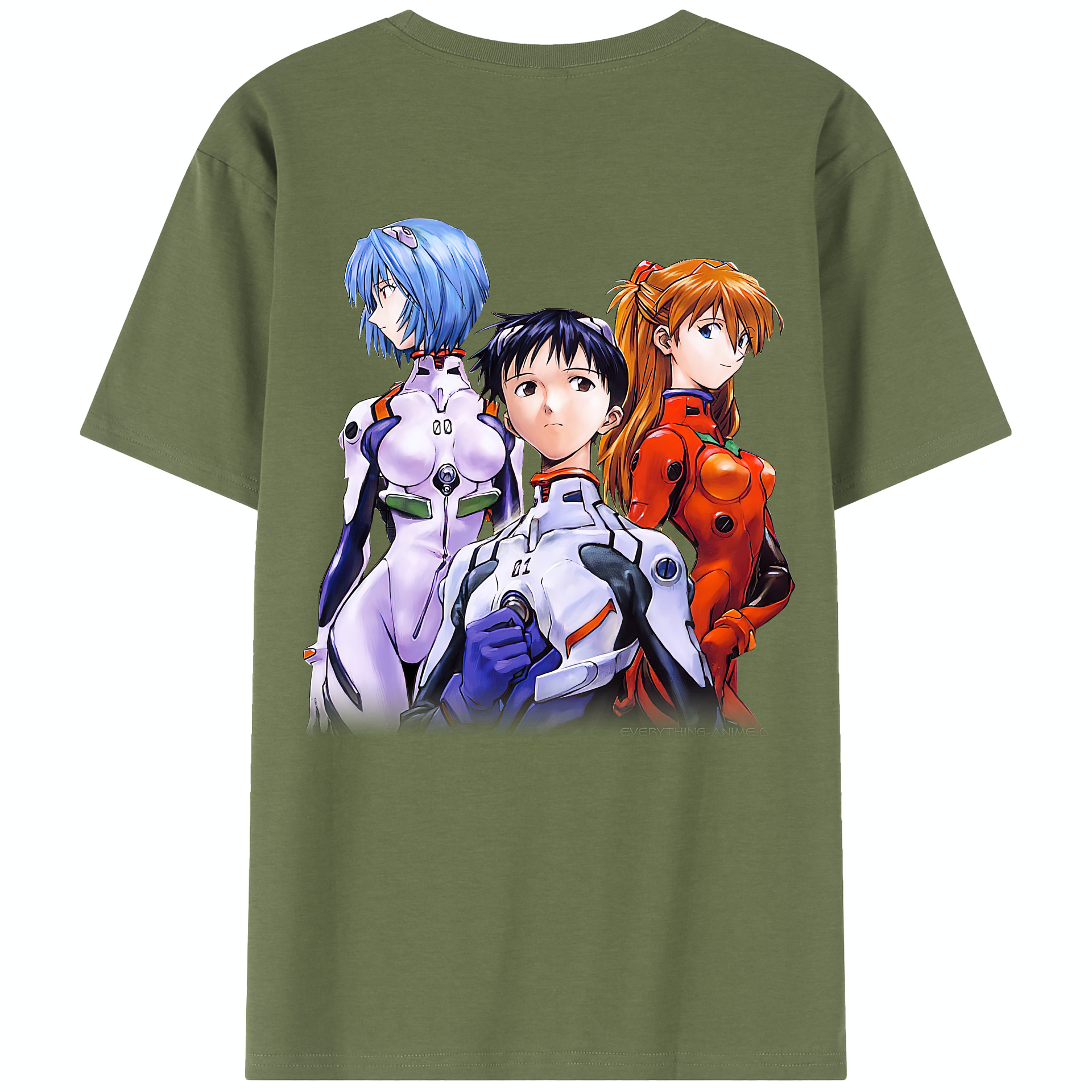 （画像用） EVA 新世紀エヴァンゲリオン 綿100％半袖Tシャツ（背面プリント）